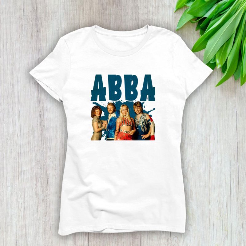 Abba Abba Mamma Mia Gift For Fan Shirt 70s Abba Concert Lady T-Shirt Cotton Tee TLT6411