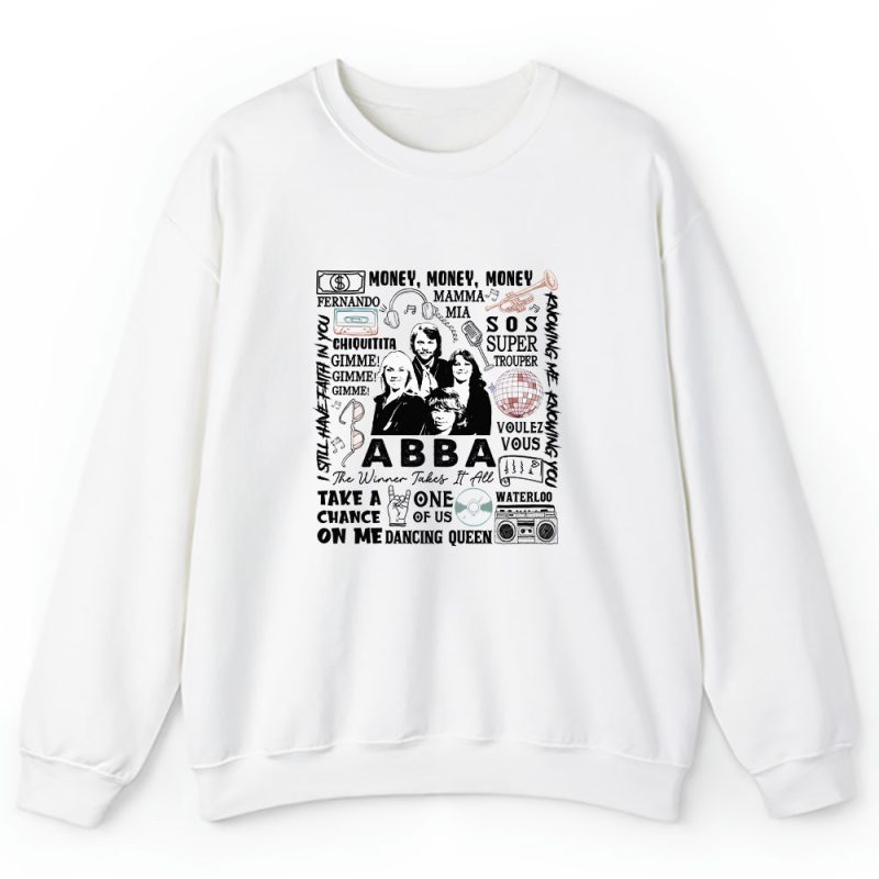 Abba Abba Mamma Mia Gift For Fan Shirt 70s Abba Concert Unisex Sweatshirt TAS6410