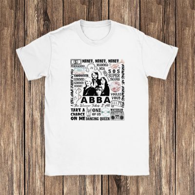 Abba Abba Mamma Mia Gift For Fan Shirt 70s Abba Concert Unisex T-Shirt Cotton Tee TAT6410