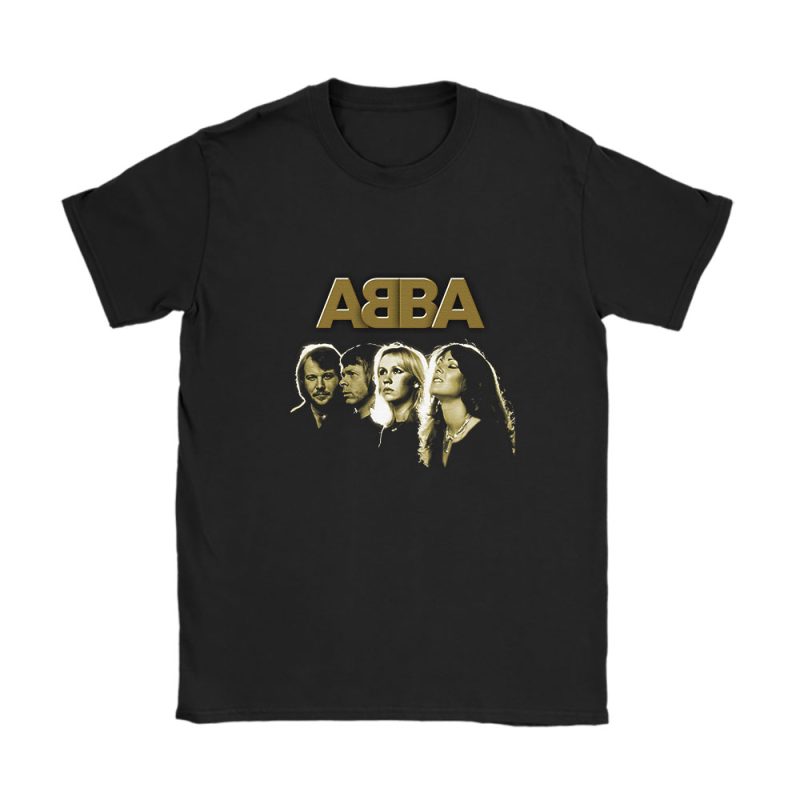 Abba Band 1979 Tour Gift For Fan 70s Abba Concert Unisex T-Shirt Cotton Tee TAT6405