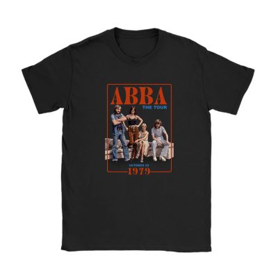 Abba Band 1979 Tour Gift For Fan 70s Abba Concert Unisex T-Shirt Cotton Tee TAT6407