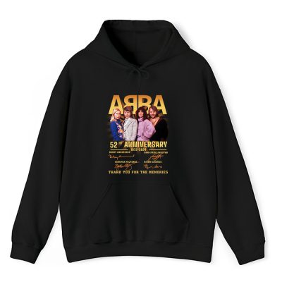 Abba Music Band 48th Anniversary Signature Members Unisex Hoodie TAH6412