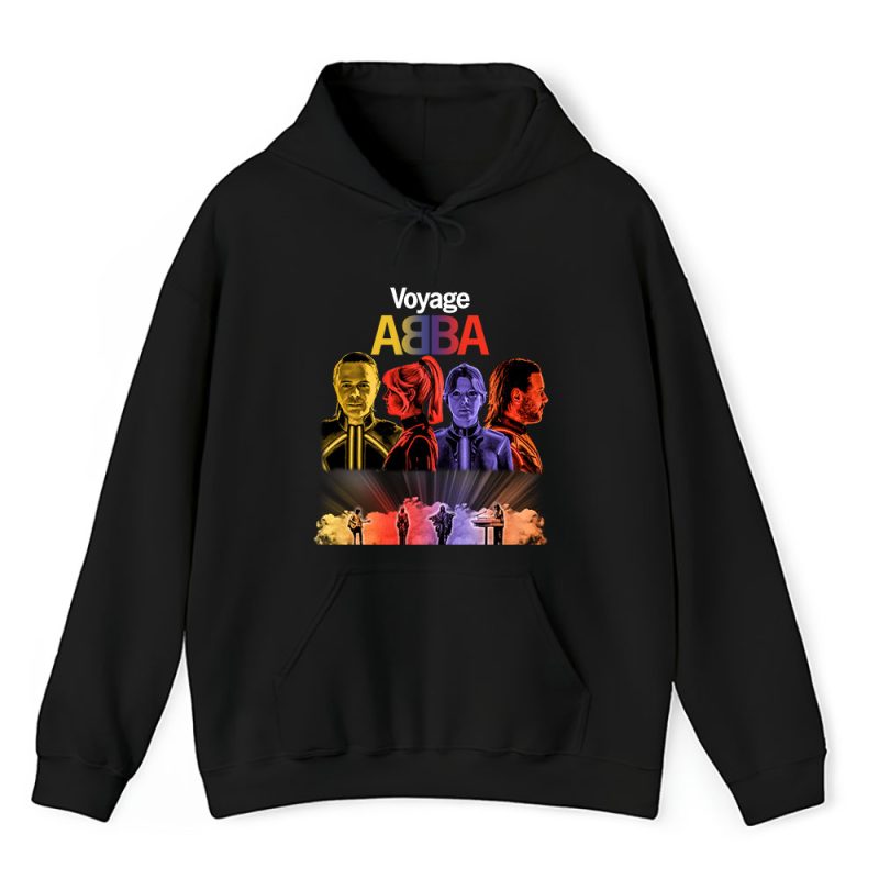 Abba Voyage Concert Music Fan Gift London Show Souvenir 70s Pop Group Apparel Unisex Hoodie TAH6408