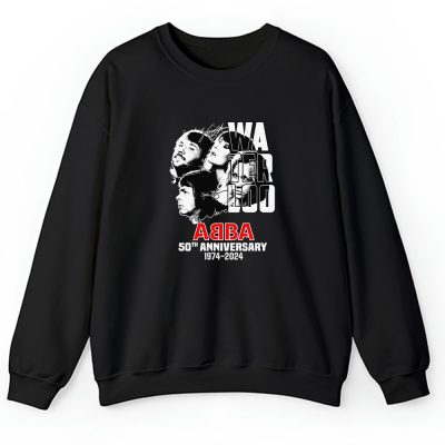 Abba Waterloo Abba 50th Anniversary 19742024 Abba Won Eurovision Song Contest Unisex Sweatshirt TAS6413