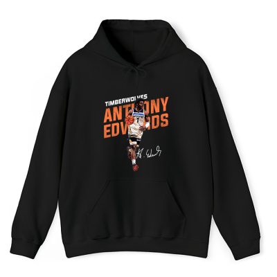 Anthony Edwards NBA Player NBA T Shirt Minnesota Antman Young Star Vintage Graphic Unisex Hoodie TAH6401