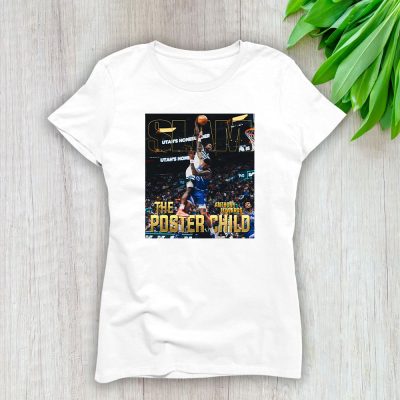 Anthony Edwards Timberwolves NBA Slam The Poster Child Lady T-Shirt Cotton Tee TLT6400