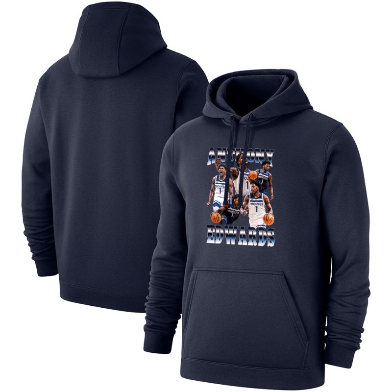 Anthony Edwards X Minnesota Timberwolves X NBA Playoffs 2024 X Western Conference Unisex Hoodie TAH5254