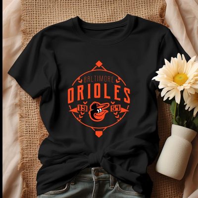 Baltimore Orioles Baseball Logo 1954 Unisex T-Shirt Cotton Tee