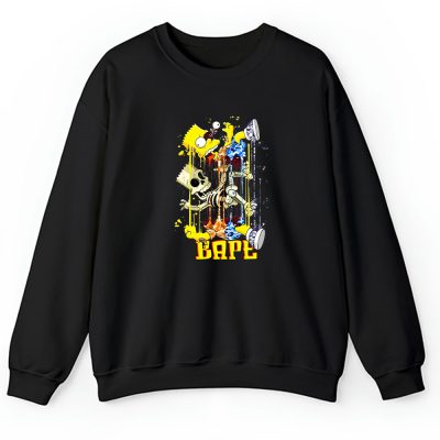 Bart Simpson Bape Brand Unisex Sweatshirt TAS5408