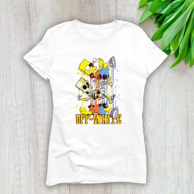 Bart Simpson Offwhite Brand Lady Shirt Women Tee TLT5307