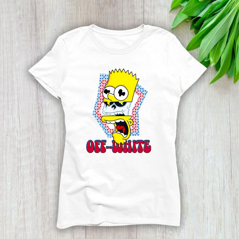 Bart Simpson Offwhite Brand Lady Shirt Women Tee TLT5308