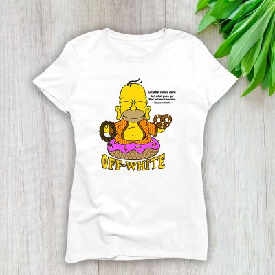 Bart Simpson Offwhite Brand Lady Shirt Women Tee TLT5310