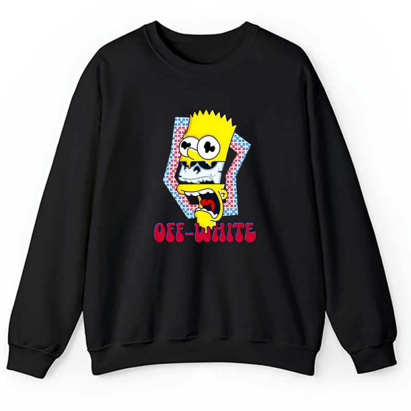 Bart Simpson Offwhite Brand Unisex Sweatshirt TAS5418