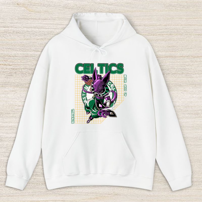 Beerus X Dragon Ball X Boston Celtics Team X NBA X Basketball Unisex Hoodie TAH6045