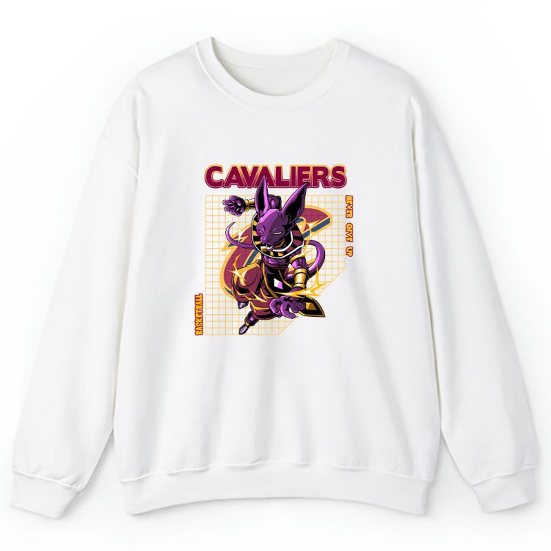 Beerus X Dragon Ball X Cleveland Cavaliers Team X NBA X Basketball Unisex Sweatshirt TAS6047