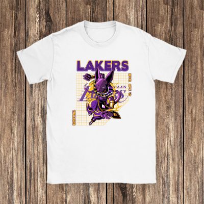 Beerus X Dragon Ball X Los Angeles Lakers Team X NBA X Basketball Unisex T-Shirt TAT6049