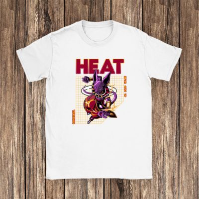 Beerus X Dragon Ball X Miami Heat Team X NBA X Basketball Unisex T-Shirt TAT6050