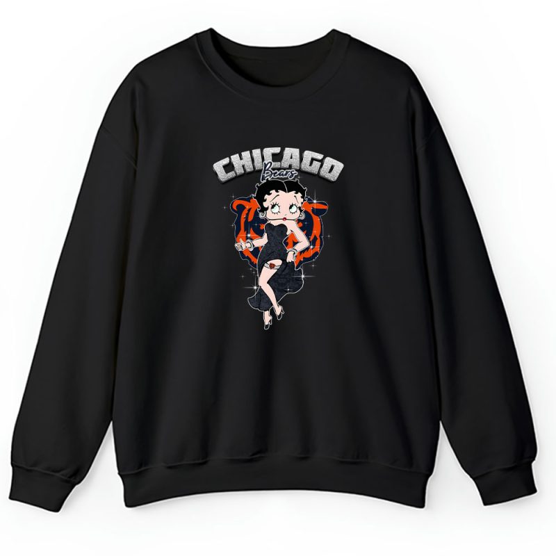 Betty Boop X Chicago Bears Team X NFL X American Football Unisex Sweatshirt TAS5704