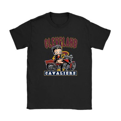 Betty Boop X Cleveland Cavaliers Team X NBA X Basketball Unisex T-Shirt Cotton Tee TAT6702