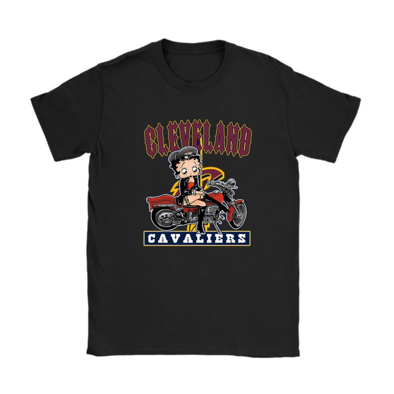 Betty Boop X Cleveland Cavaliers Team X NBA X Basketball Unisex T-Shirt Cotton Tee TAT6702