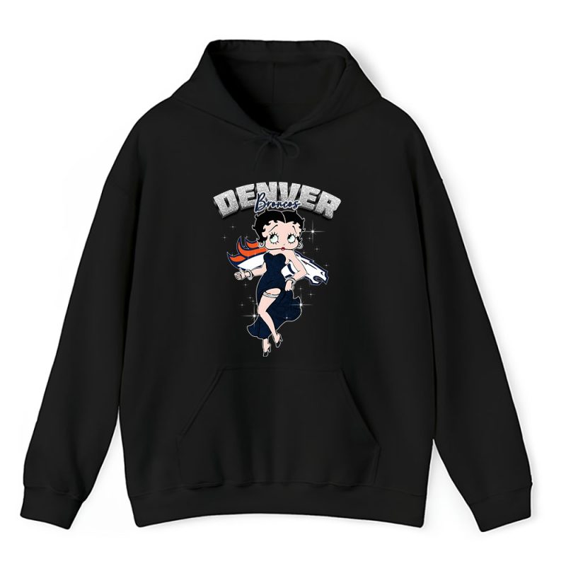 Betty Boop X Denver Broncos Team X NFL X American Football Unisex Hoodie TAH5706