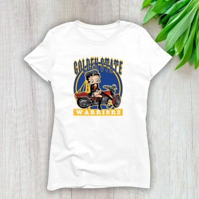 Betty Boop X Golden STLTe Warriors Team X NBA X Basketball Lady T-Shirt Women Tee TLT6703