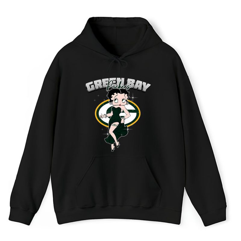 Betty Boop X Green Bay Packers Team X NFL X American Football Unisex Hoodie TAH5707
