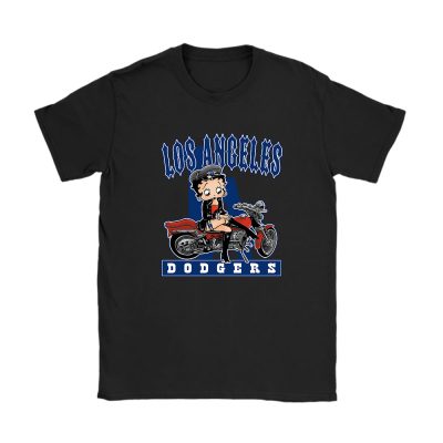 Betty Boop X Los Angeles Dodgers Team X MLB X Baseball Fans Unisex T-Shirt Cotton Tee TAT6686