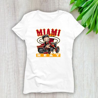 Betty Boop X Miami Heat Team X NBA X Basketball Lady T-Shirt Women Tee TLT6707