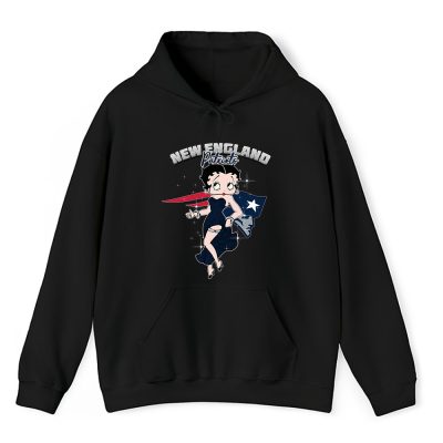 Betty Boop X New England Patriots Team X NFL X American Football Unisex Hoodie TAH5708
