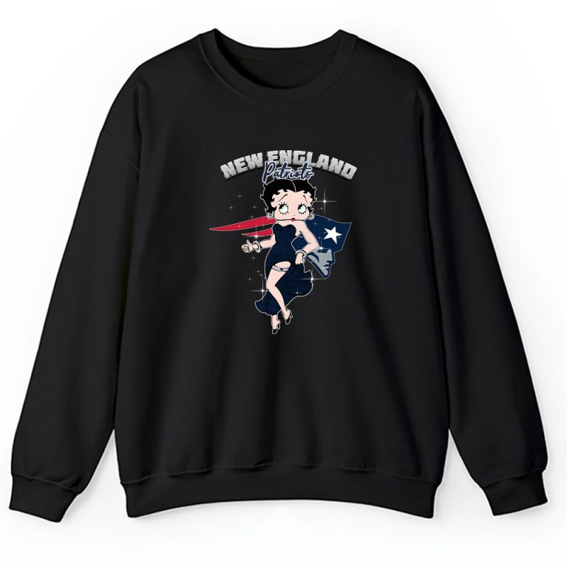 Betty Boop X New England Patriots Team X NFL X American Football Unisex Sweatshirt TAS5708