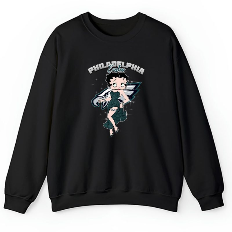 Betty Boop X Philadelphia Eagles Team X NFL X American Football Unisex Sweatshirt TAS5710