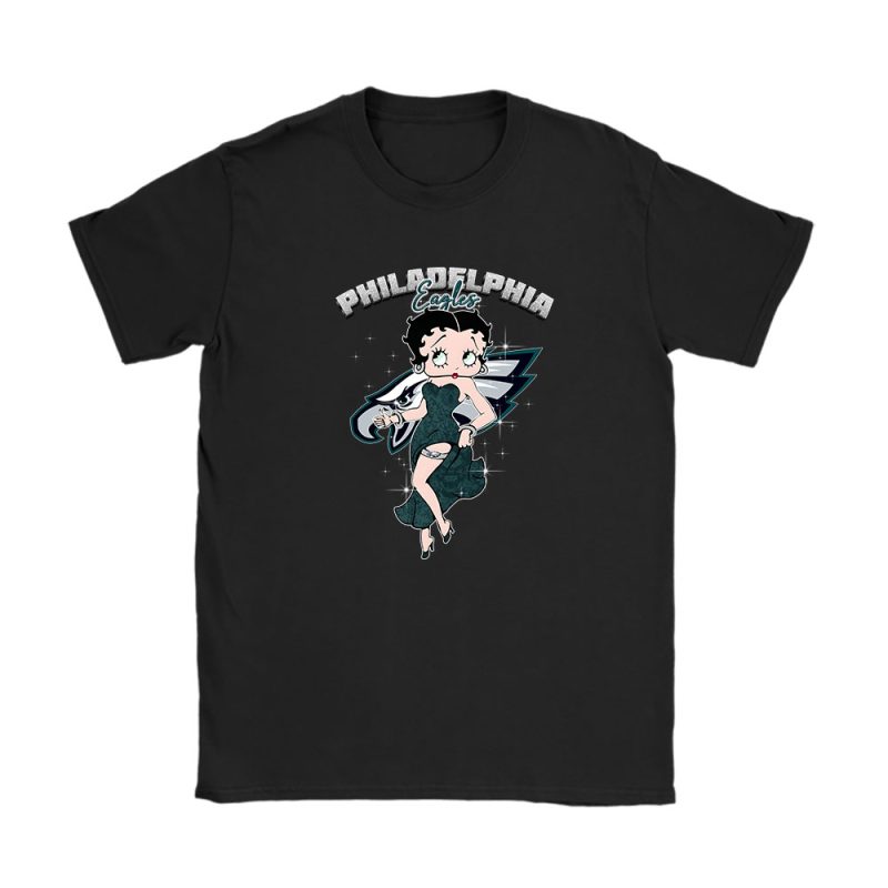 Betty Boop X Philadelphia Eagles Team X NFL X American Football Unisex T-Shirt TAT5710