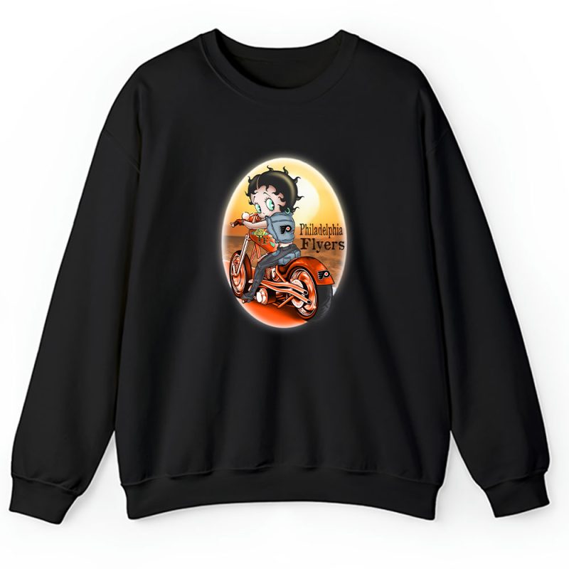 Betty Boop X Philadelphia Flyers Team X NHL X Hockey Fan Unisex Sweatshirt TAS6731