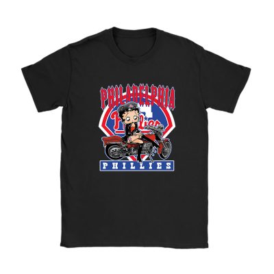 Betty Boop X Philadelphia Phillies Team X MLB X Baseball Fans Unisex T-Shirt Cotton Tee TAT6692