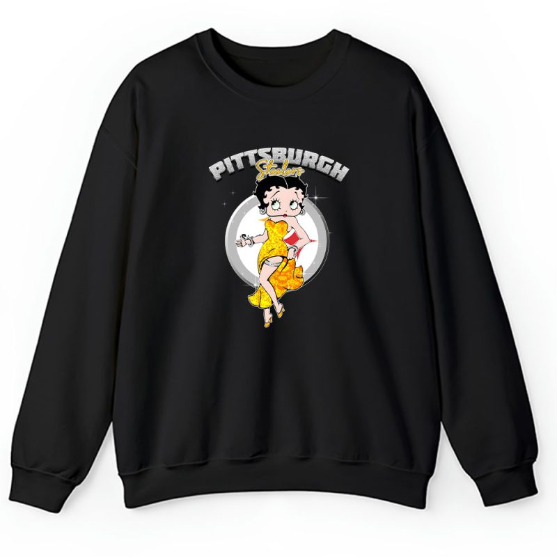 Betty Boop X Pittsburgh Steelers Team X NFL X American Football Unisex Sweatshirt TAS5711