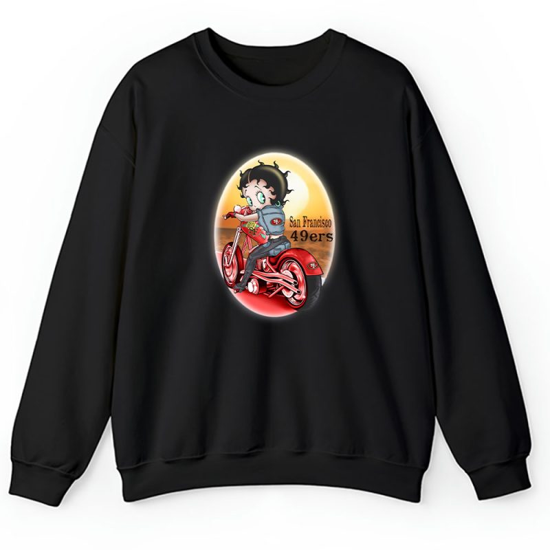 Betty Boop X San Francisco 49ers Team X NFL X American Football Unisex Sweatshirt TAS6718