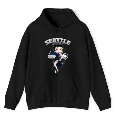 Betty Boop X Seattle Seahawks Team X NFL X American Football Unisex Hoodie TAH5712