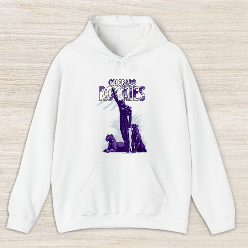 Black Panther MLB Colorado Rockies Unisex Hoodie TAH6951