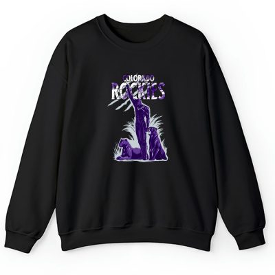 Black Panther MLB Colorado Rockies Unisex Sweatshirt TAS6951