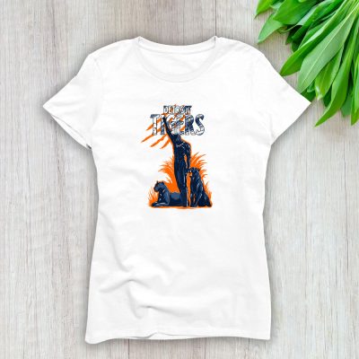 Black Panther MLB Detroit Tigers Lady T-Shirt Women Tee TLT6958