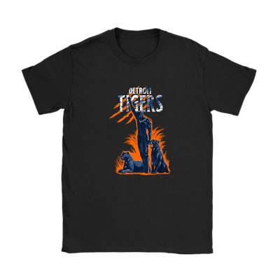 Black Panther MLB Detroit Tigers Unisex T-Shirt Cotton Tee TAT6958