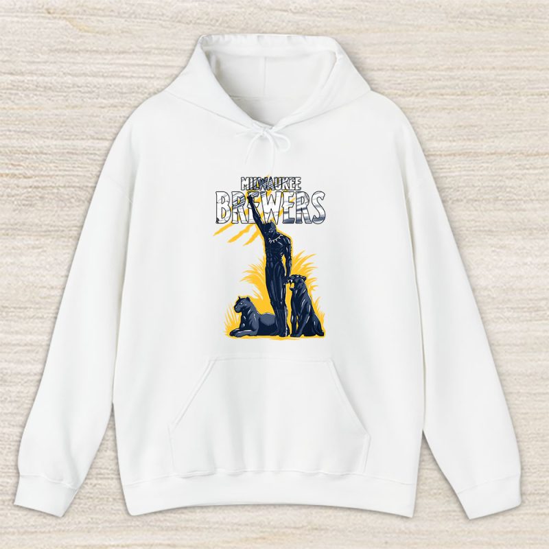 Black Panther MLB Milwaukee Brewers Unisex Hoodie TAH6971