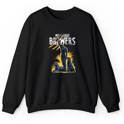 Black Panther MLB Milwaukee Brewers Unisex Sweatshirt TAS6971