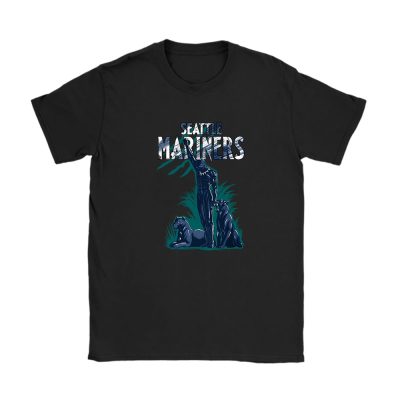 Black Panther MLB Seattle Mariners Unisex T-Shirt Cotton Tee TAT6990