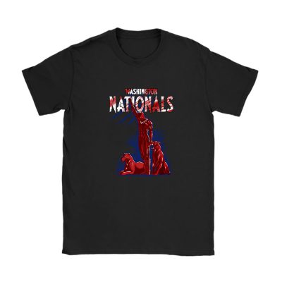 Black Panther MLB Washington Nationals Unisex T-Shirt Cotton Tee TAT6999