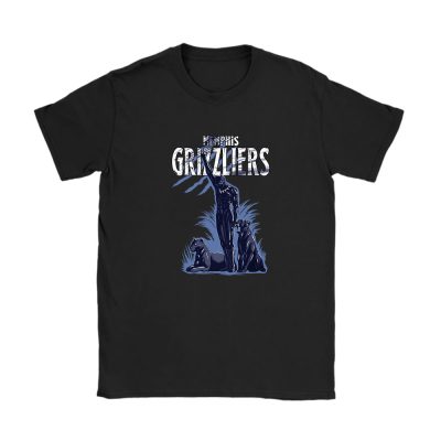 Black Panther NBA Memphis Grizzlies Unisex T-Shirt Cotton Tee TAT8066