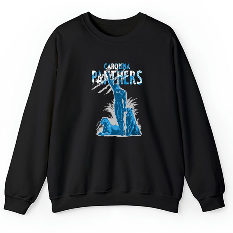 Black Panther NFL Carolina Panthers Unisex Sweatshirt TAS6952