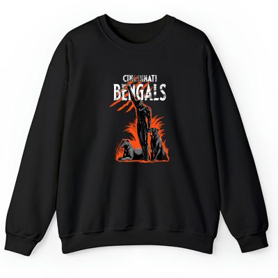 Black Panther NFL Cincinnati Bengals Unisex Sweatshirt TAS6948