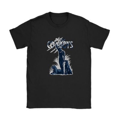 Black Panther NFL Dallas Cowboys Unisex T-Shirt Cotton Tee TAT6956